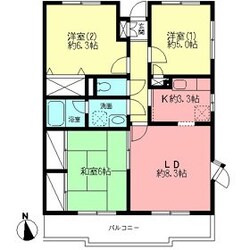 ヴィルヌーブ高田の物件間取画像